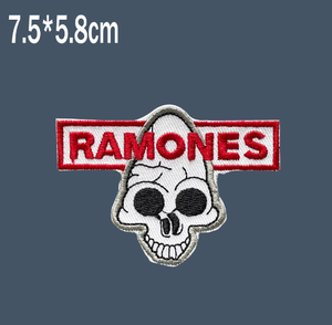 Patch en toile imperméable à l'eau avec broderie punk, série noire, groupe <span class=keywords><strong>de</strong></span> rock, crâne, <span class=keywords><strong>lune</strong></span>, pour vêtements, sacs, jeans - Product Image 5