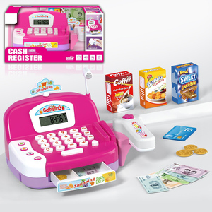 Trẻ Em Đồ Chơi Giả Vờ Chơi Siêu Thị Cửa Hàng Ánh Sáng Âm Thanh <span class=keywords><strong>Microphone</strong></span> Điện Thanh Toán Truy Cập Tiền Mặt Đăng Ký Đồ Chơi - Product Image 1