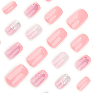 <span class=keywords><strong>Uñas</strong></span> Postizas Acrílicas <span class=keywords><strong>de</strong></span> Colores Mixtos, <span class=keywords><strong>Diseño</strong></span> Francés Largo y Cuadrado, Fáciles <span class=keywords><strong>de</strong></span> Aplicar, 24 Piezas, Venta al Por Mayor, Cobertura Total, para Salón <span class=keywords><strong>de</strong></span> Belleza - Product Image 3
