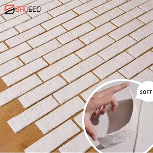 NOUVEAU Carrelage mural extérieur en céramique souple à haute adhérence, aspect brique, ardoise, <span class=keywords><strong>pierre</strong></span> souple - Product Image 1