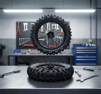 14 17 Zoll Kenda Offroad-Reifen-Radsatz mit Nabe für Elektro-Dirtbike Vorne Hinten 1,85x14 1,5x17 Ersatzkit