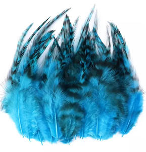 Hot Bán 5-6 "Nhuộm Strung Grey Chinchilla Dậu Yên Ngựa Lông <span class=keywords><strong>Grizzly</strong></span> Dậu Lông Cho Fly Buộc Câu Cá - Product Image 4