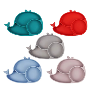 BPA Free <span class=keywords><strong>INNOTOP</strong></span> CE-zertifizierter geteilter Silikon-Teller für Kleinkinder mit Walform für Kinder - Product Image 3