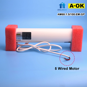 A-OK AM68-1.5/100-EM-GP Motor de Cortina Digital Inteligente de Lujo para Hogar y <span class=keywords><strong>Hotel</strong></span>, Motorizado, Silencioso, Cableado, RS485, Piezas de Repuesto - Product Image 2