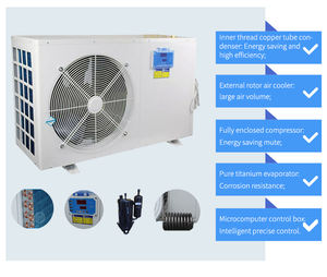 Zeevruchten Watergekoelde Chiller Systeem Koeling Tan Japan Amerikaan Voor Zeewater Aquarium Zeevruchten 110V 60Hz Levende Vis Marketing Sleutel - Product Image 6