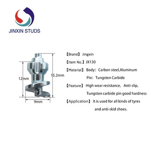 Tuyết xe máy mùa đông <span class=keywords><strong>Rally</strong></span> xe lốp đinh tán jx130 tungsten carbide <span class=keywords><strong>Studs</strong></span> - Product Image 4