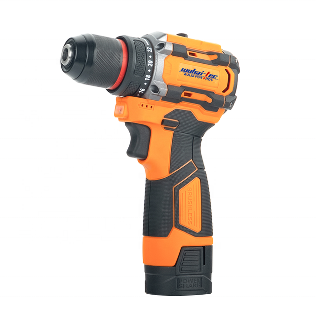 18V Brush-less Mini Drill 10mm Keyless Chuck Li-on Battery-Lightweight and Efficient Mini Electric Drill