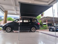 Tente latérale de voiture 4x4 rétractable pour camping en plein air, auvent de toit de voiture, étui en aluminium sur mesure de différentes tailles, vente en gros