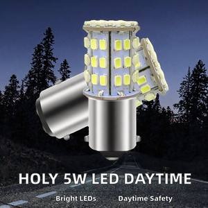 Feux de signalisation LED pour voiture 64SMD 1156 1157 BA15S BAY15D T20 T25 12V Blanc naturel pour frein et clignotant - Product Image 2
