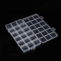 Accessoires de pêche chaîne de perles 10 12 18 24 boîte de rangement en plastique fixe pièces boîte de rangement de stockage diamants cassés Classification