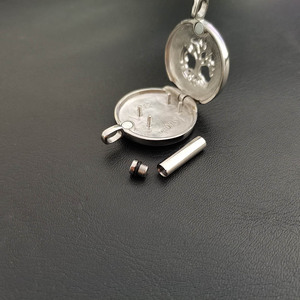 Ronda de árbol de la vida colgante de urna regalo corazón ceniza collar Memorial joyería de la cremación para las cenizas para las mujeres-siempre en mi corazón - Product Image 2