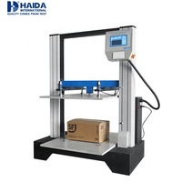 Equipo de Prueba de Compresión de Cajas ISTA 10KN PLC, Máquina de Prueba de Resistencia a la Compresión para Paquetes de Cartón Corrugado/Apilamiento de Baterías