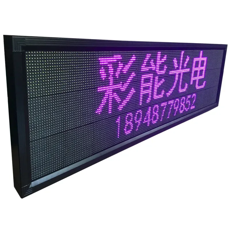 Wholesale P10 LED Display Module Purple Single Color Violet Monochrome LED Panel Display