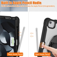 Pour iPad Air 5 Air 4 Pro 11 étui 360 rotatif tablette accessoires antichoc TPU tablette étui