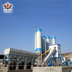 Fabrika üretici hzs 25 ila 240 m3/h küçük taşınabilir hazır beton harmanlama santrali