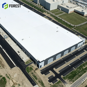 Modern Structural Steel Frame Industrial Warehouse Building Clear Span Raw Material Logistics <b>Hub</b> Terminal - Product Image 1