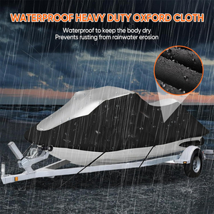Housse de <span class=keywords><strong>jet</strong></span> <span class=keywords><strong>ski</strong></span> remorquable pour bateau à moteur, 2-3 places, résistante aux UV, imperméable, robuste, avec 2 aérations - Product Image 2