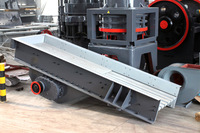Alimentateur vibrant motorisé fiable pour carrière minière avec moteur vibrant, garantie 1 an, pour installation de concassage de pierres et d'or