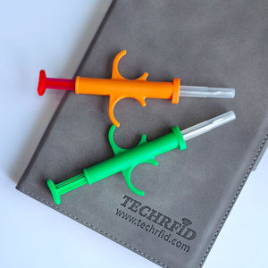 Hot Sale Mini RFID <strong>Microchip</strong> Pet ID Transponder Syringe Tag 1.4*8mm FDX-B 134.2khz EM4305 for Animals Fish <strong>Dog</strong> Cat Bird Access - Product Image 2