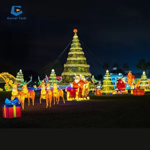 SG-SD-RT03 Luces LED <span class=keywords><strong>de</strong></span> Escultura Navideña <span class=keywords><strong>de</strong></span> Alta Calidad, Luces Navideñas, Faroles para <span class=keywords><strong>Ferias</strong></span> Comerciales, Festivales - Product Image 2