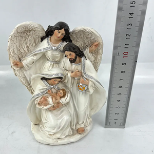 Set di presepe in resina personalizzato statuetta di natale cattolico religioso modello di decorazione da tavolo statua stile casa chiesa regali artigianato arte - Product Image 5