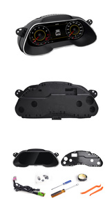 อัพเกรดหน้าจอ LCD แดชบอร์ด ค็อกพิทมิเตอร์ สำหรับ Audi A4 A5 S5 B8 ชุดหน้าปัดดิจิตอล ปี 2009-2016 รองรับ Carplay และ Android Auto - Product Image 6