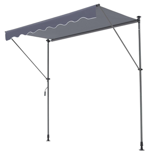 Nhanh chóng cài đặt vật liệu chống thấm dọc mái hiên tán với tay quay - Product Image 1