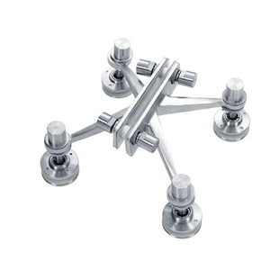 Zd Constructie Roestvrijstalen Spinfittingen Wandglazen Sets Met Steunmateriaal Verstevigingsklemmen - Product Image 2