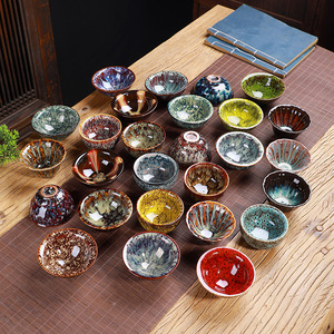 แก้วกาแฟเซรามิกทำมือลายเผาเปลี่ยนสี 110 มล. สำหรับขายส่ง - Product Image 4