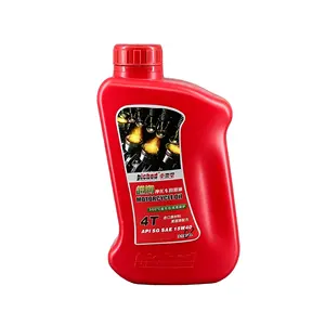 Hdpe vazio personalizado de 1000ml 32 oz, plástico vermelho, garrafa do motor, tanque de combustível para motocicleta, garrafa de óleo