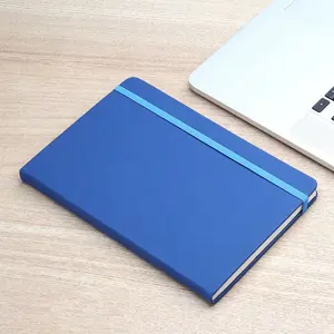 Di vendita caldo DELL'UNITÀ di elaborazione notebook perfetto vincolante duro della copertura nota libro con la fascia elastica