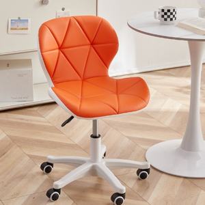 เก้าอี้ตัดผม/ทำงาน/สำนักงาน/ร้านเสริมสวย ปรับระดับได้ ทันสมัย สีสันสดใส โครงโลหะหุ้มหนัง หมุนได้ - Product Image 3