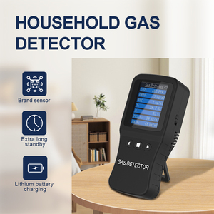 Hộ gia đình Gas Detector nhiệt độ và độ ẩm + CO2 + TVOC + formaldehyde + PM2.5 + PM10 + Oxy - Product Image 5