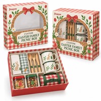 Boîte cadeau rigide avec logo personnalisé, base et couvercle, impression CMYK, emballage pour envoi postal