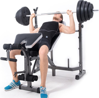 Banc de musculation multifonctionnel réglable Kepler KG615 de haute qualité, 5 en 1, à prix avantageux pour la salle de sport