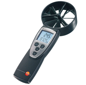 Anémomètre à ailettes Testo 417 original, best-seller, avec ailette intégrée de 100 mm, plage de vitesse de l'air de 0,3 à 20 m/s, (0,1 + 1,5 % Mv) Ac Tes - Product Image 1