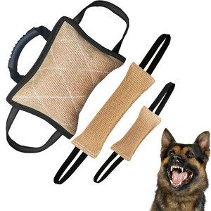 Traje de mordedura de perro profesional y juguete para tirar-Mangas de yute resistentes para entrenamiento de perros de trabajo, almohada de mordedura de relleno alto para perros K y 9/policía - Product Image 3