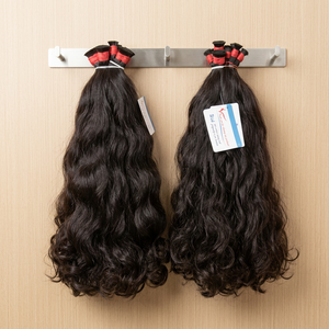 Extensiones de pelo natural vietnamita supersedoso de lujo a granel, extensiones onduladas naturales - Product Image 1
