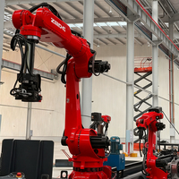 ZMDE Placas de refuerzo inteligentes de haz en H Robot de estación de trabajo de soldadura y remachado automatizado basado en PLC con capacidad de 1 m/min