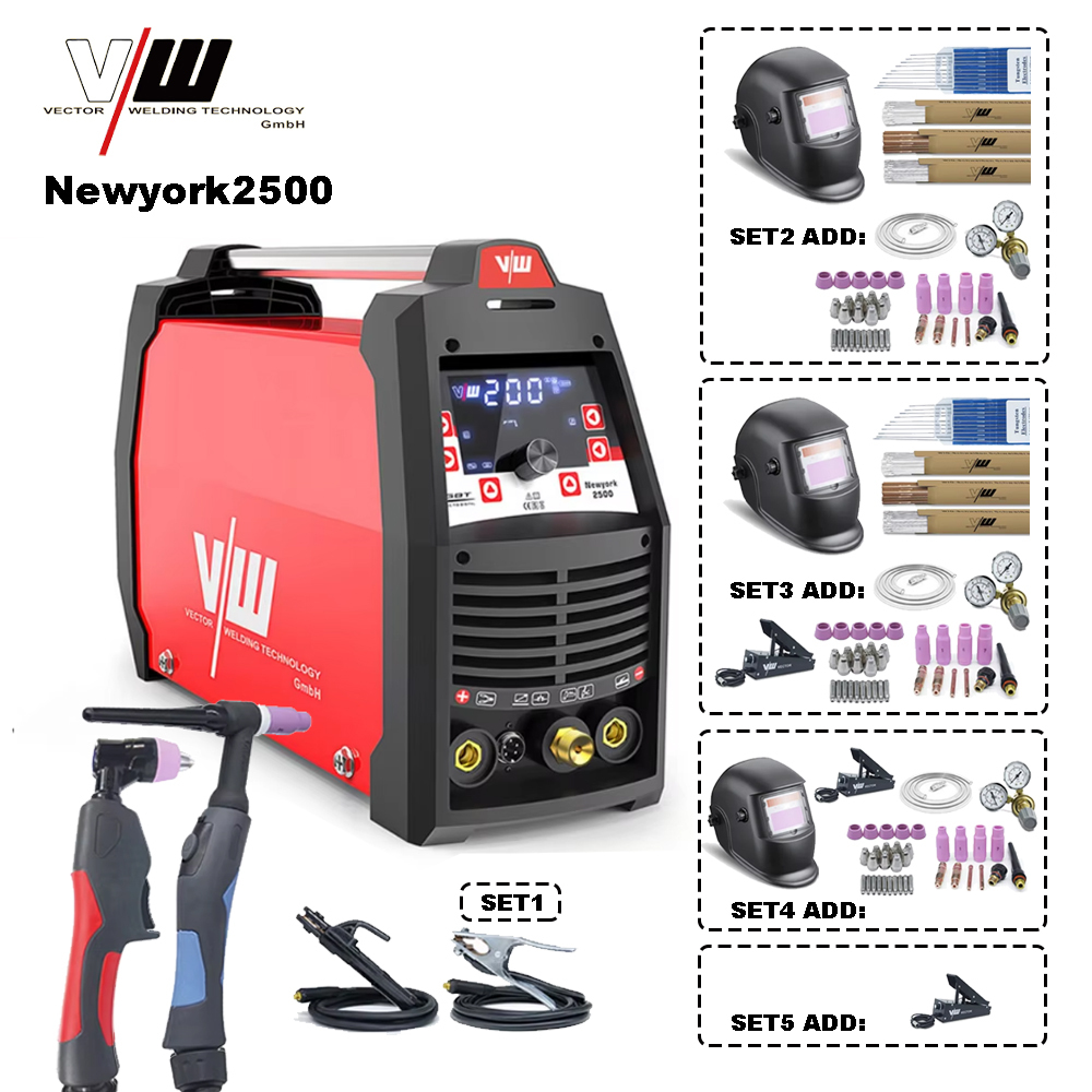 VECTOR EU STOCK AC DC TIG MMA Plasma Welder Germany France Netherlands Italy Spain Free Ship 220V Welding Machine Newyork2500 · image 1