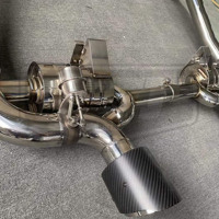 Pour Porsche 718 2.0t 2.5t, échappement sport professionnel amélioré style GT4, valve de performance, plug-and-play, acier inoxydable 304 de 1,5 mm, catback