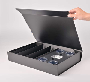 Luxury Custom Sushi Gift <b>Box</b> with with Sauce Compartments and Magnetic Lid for Takeaway Packaging - Product Image 3