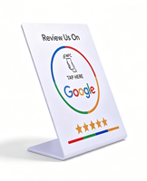 Support d'affichage personnalisé avec code QR, puce RFID/NFC, carte PVC sans contact, carte de membre, carte cadeau Google Play, paiement hôtelier, paiement sans contact par tapotement