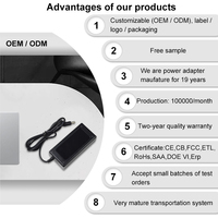Adaptateur d'alimentation universel VOTOO-POWER 12V/24V 60W, transformateur d'alimentation AC/DC 100V~240V, multi-prises, imprimante 3D, pilote LED, CCTV