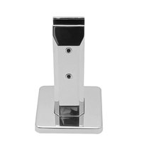 Support de balustrade en verre en alliage d'aluminium, pince à verre pour terrasse, balcon, clôture de piscine