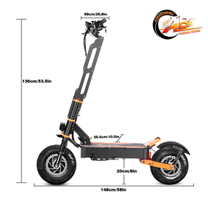 Trottinette X8 Haute Performance 60V Double Moteur Brushless 40Ah Pliable Étanche Vitesse 80km/h Pneus 13 Pouces pour Aventure Adulte X8 Tout-Terrain - Product Image 2