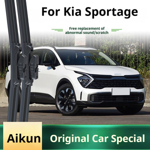 Limpiaparabrisas universales multifunción para parabrisas de coche de goma negra Natural de servicio OEM de 26 "+ 16" de alta calidad para Kia Sportage - Product Image 2