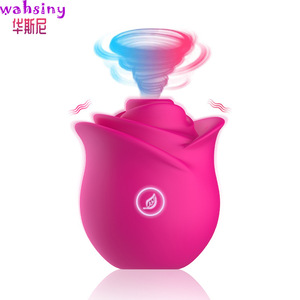 एयरस का नया गुलाब लाल फूल चूसने वाला वाइब्रेटर 100% वाटरप्रूफ इलेक्ट्रिक सिलिकॉन रिचार्जेबल 10 आवृत्तियों महिला जी स्पॉट मालिश - Product Image 6