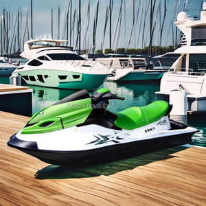 Hison Venta directa de fábrica 1400cc Cool Water Sports <span class=keywords><strong>Jet</strong></span> <span class=keywords><strong>Ski</strong></span> con motor de 4 tiempos <span class=keywords><strong>Segunda</strong></span> <span class=keywords><strong>mano</strong></span> Fibra de vidrio ATV Speed Boat - Product Image 1