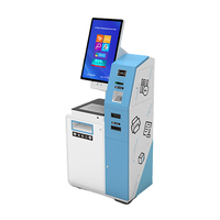 Scanner de documents en libre service Kiosque d'imprimante A4 Lecteur NFC Distributeur automatique de billets Accepteur de factures Kioks de paiement en libre service